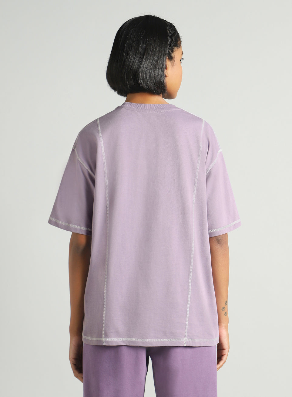Women's Purple Game On Cult Oversized Fit T-shirt