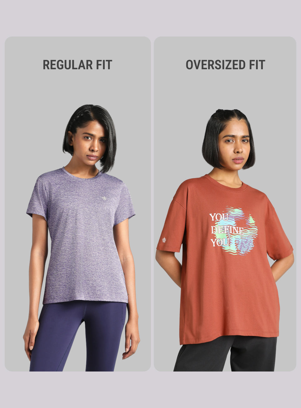 Women's Brown Graphic Oversized Fit T-Shirt