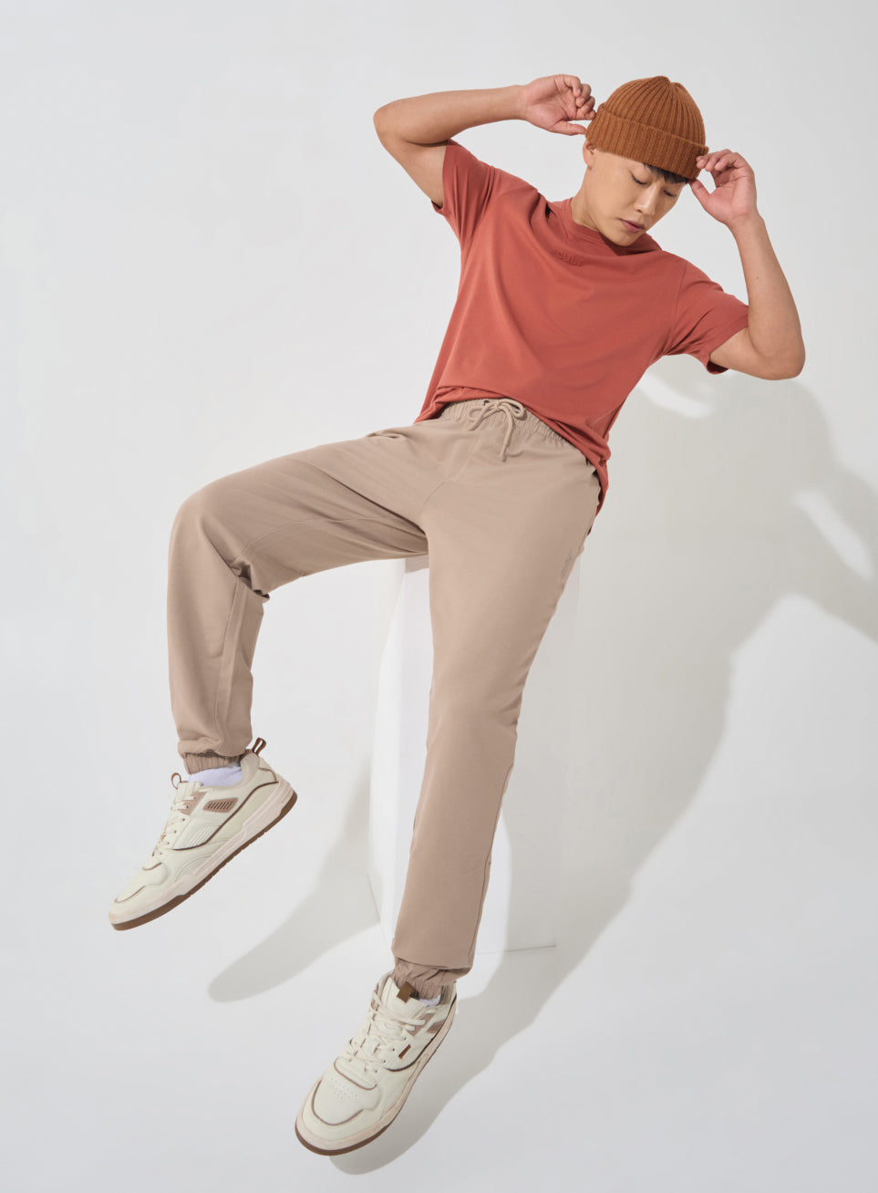 Men's Brown Soft Form Classic Joggers