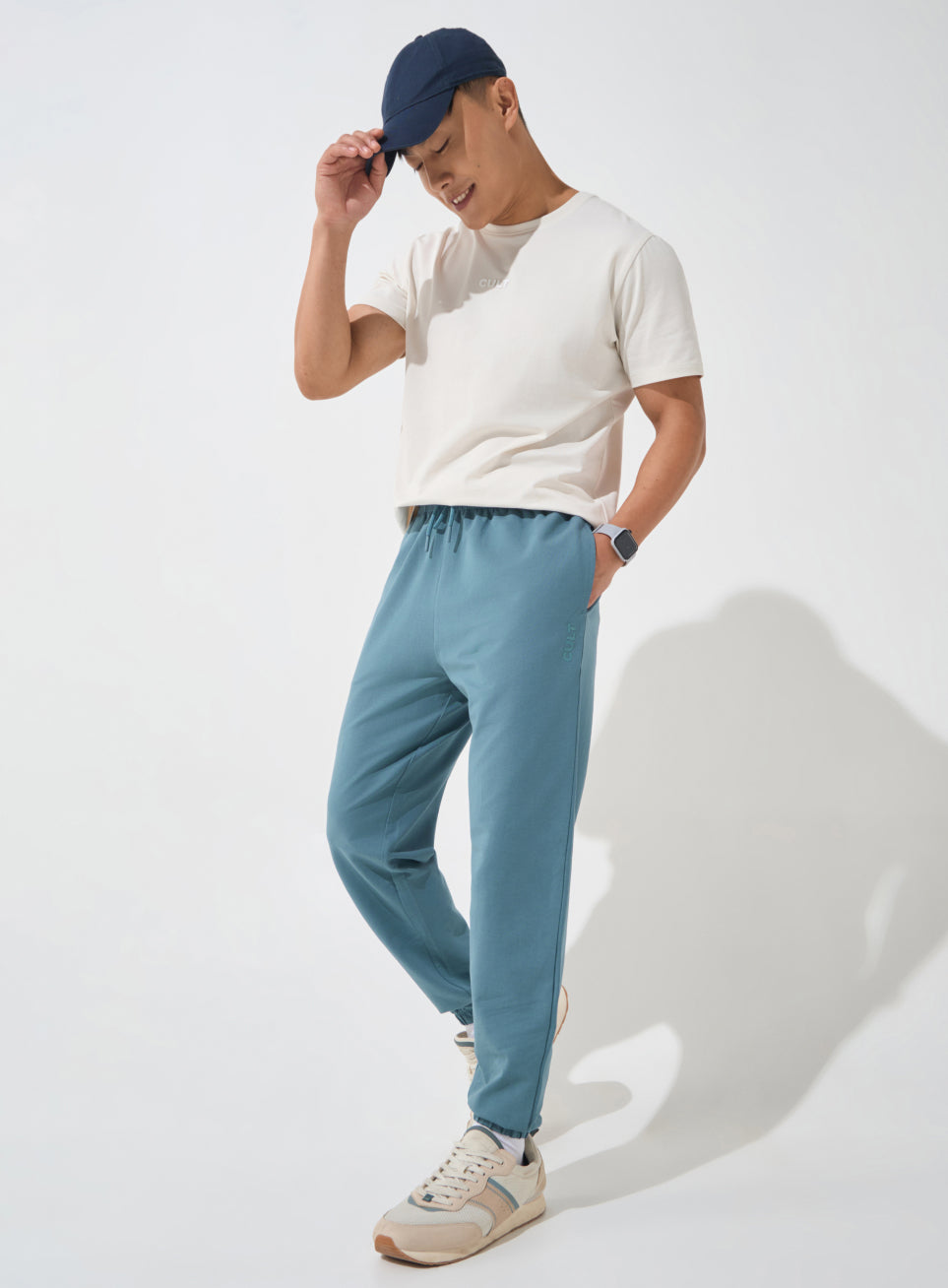 Men's Blue Soft Form Classic Joggers