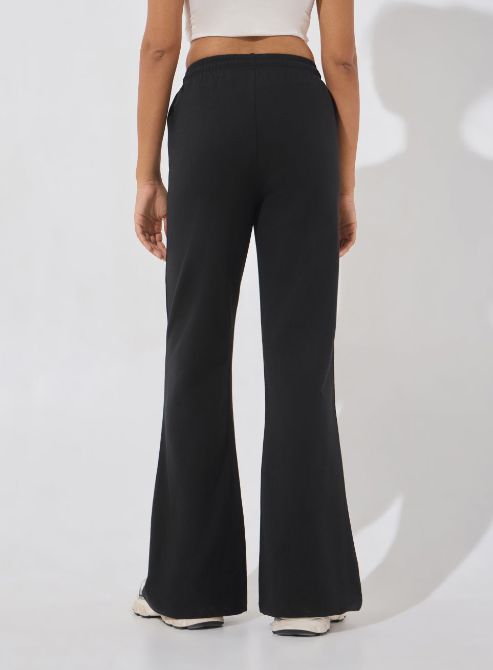 Women's Black Soft Form Flow Flared Pants