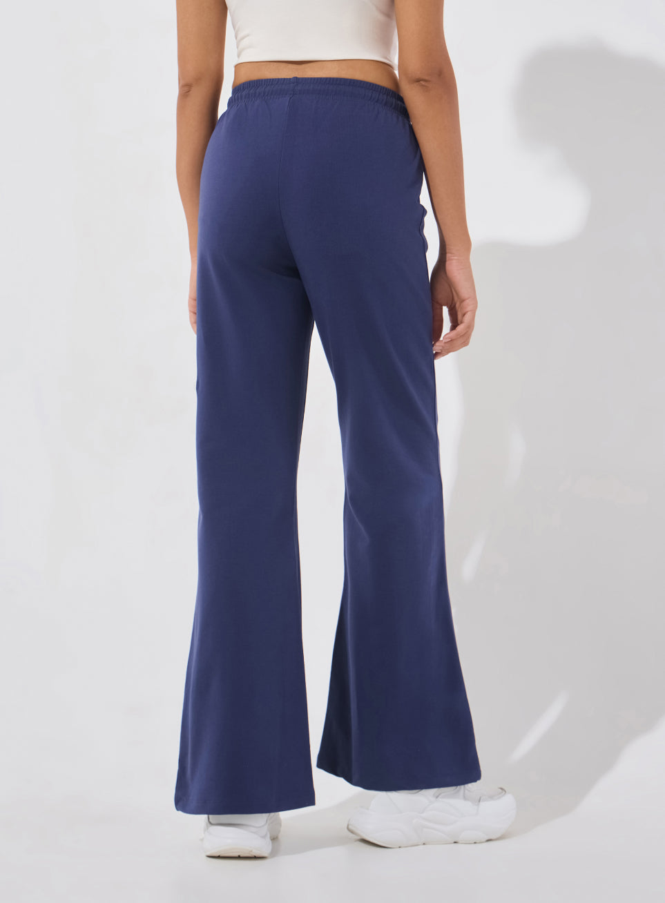 Women's Navy Soft Form Flow Flared Pants