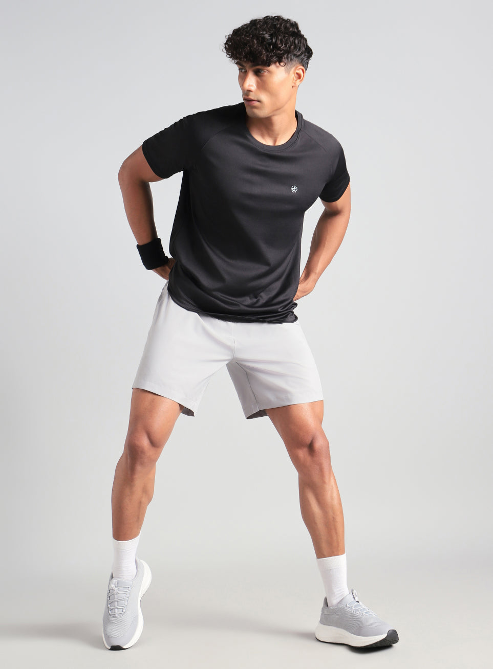 Men's Grey Swift Runner Shorts
