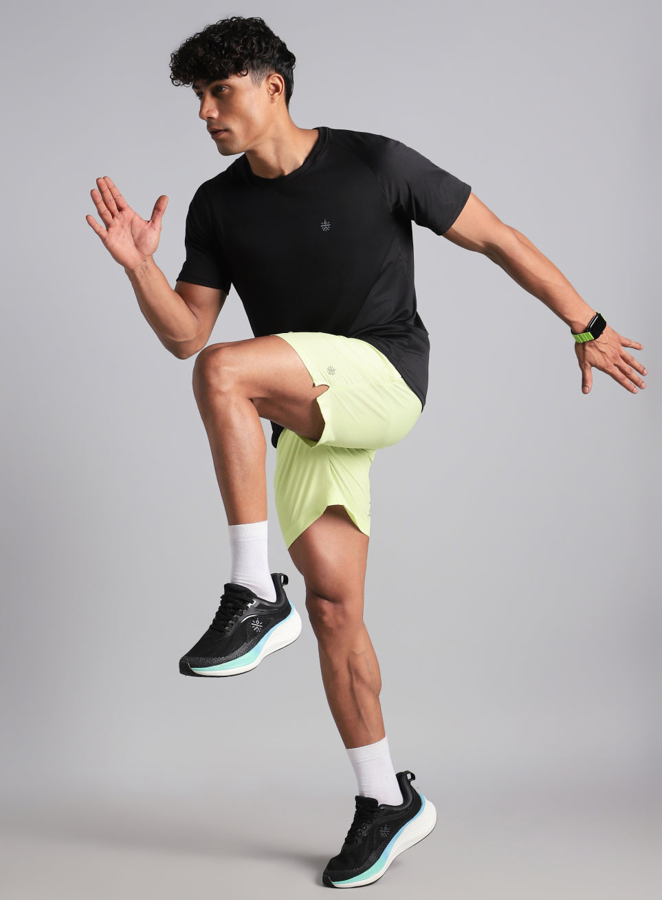 Men's Lime Swift Runner Shorts