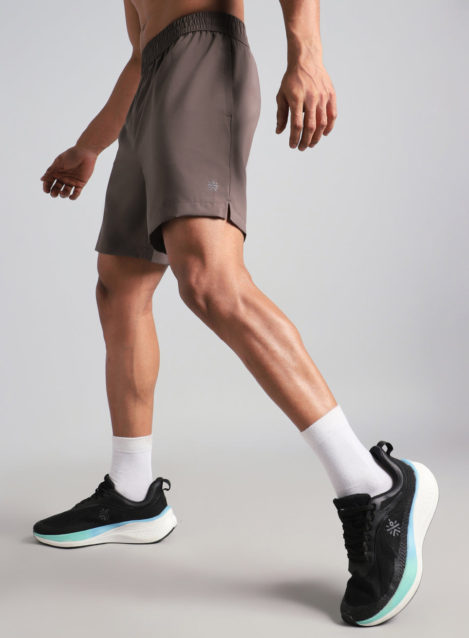 Men's Brown Swift Runner Shorts