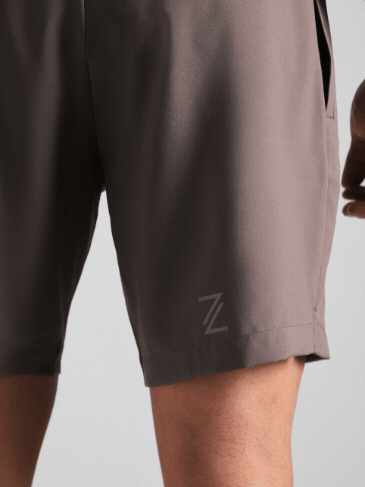 Men's Brown Swift Runner Shorts