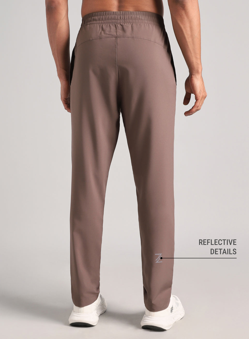 Men's Brown Swift Run Trackpants