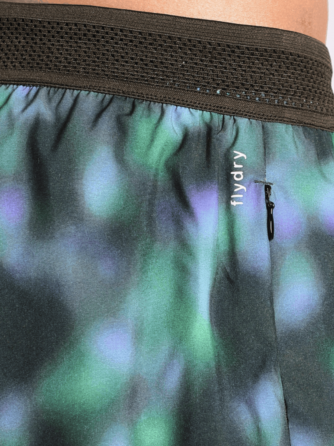 Men's Halo Print Night Run Shorts with Inbuilt Tights