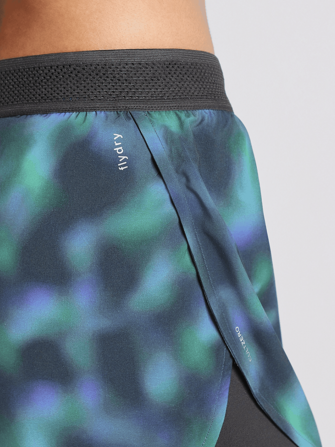 Women's Halo Print Night Run Shorts with Inbuilt Tights