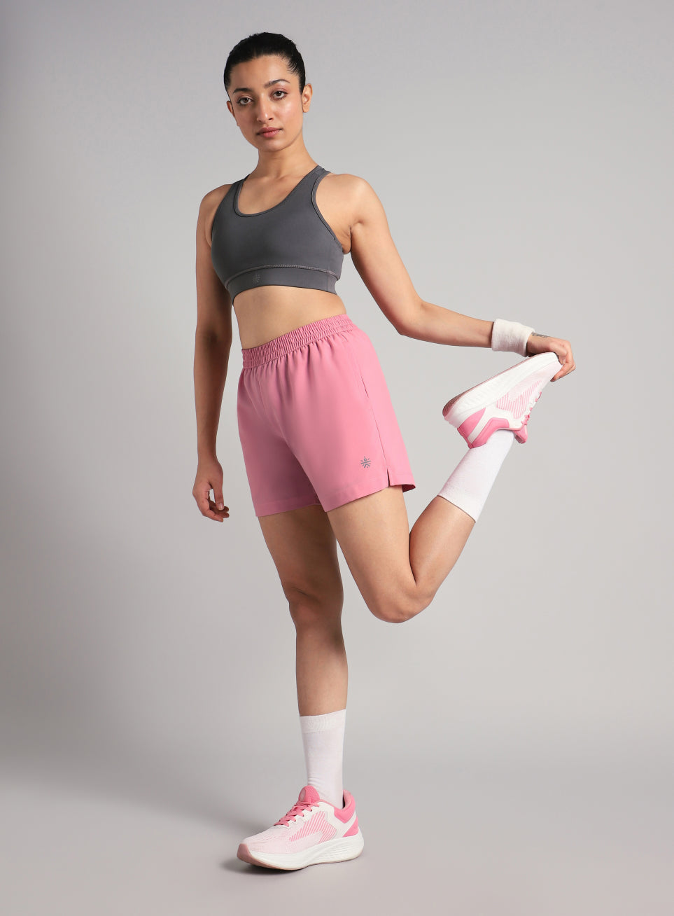 Women's Pink Elevated Run Shorts