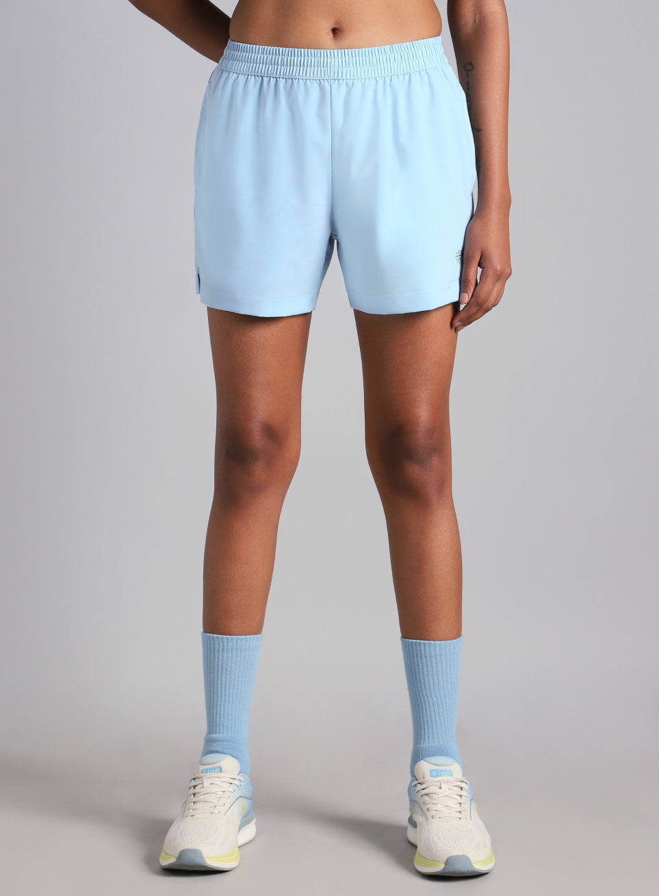 Women's Blue Elevated Run Shorts