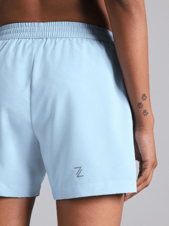 Women's Blue Elevated Run Shorts