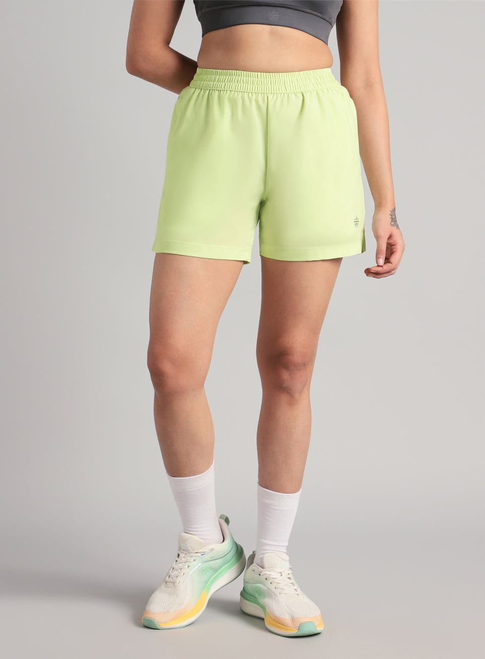Women's Lime Elevated Run Shorts