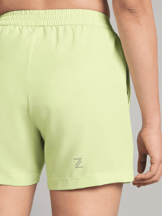 Women's Lime Elevated Run Shorts