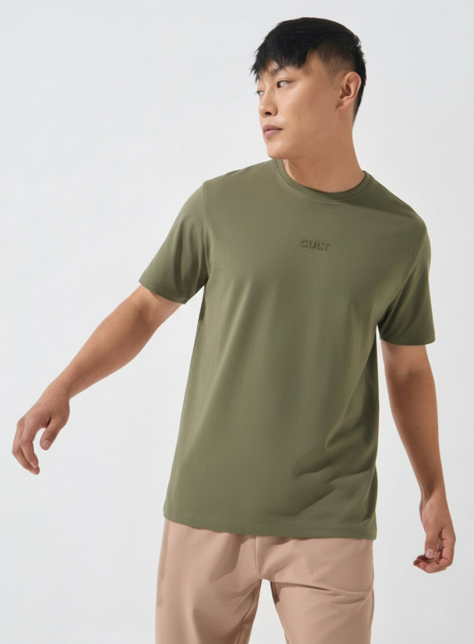 Men's Olive Soft Form Classic T-shirt