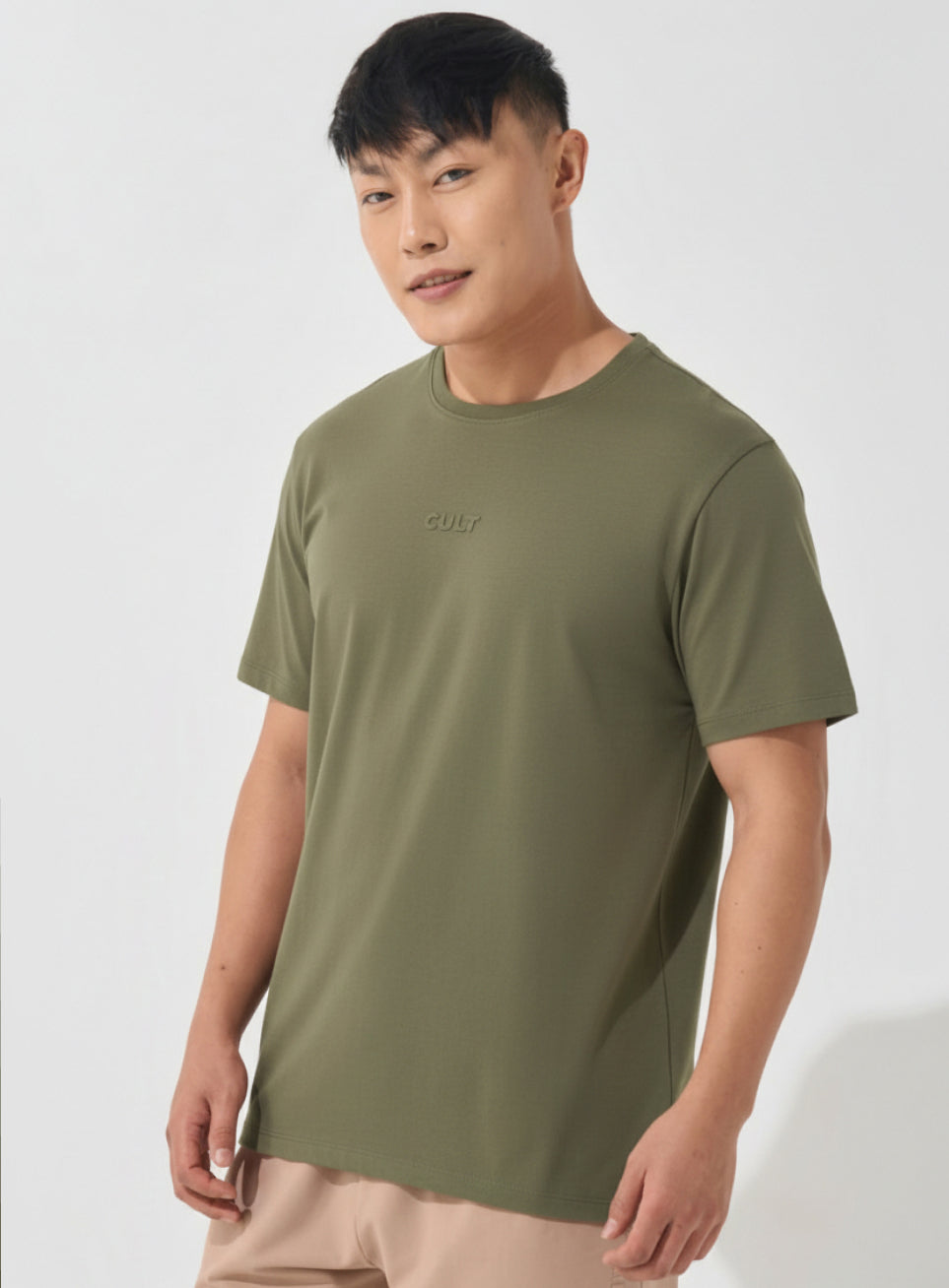 Men's Olive Soft Form Classic T-shirt