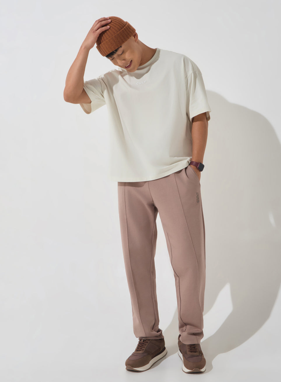 Men's Off-White Soft Form Oversized T-shirt