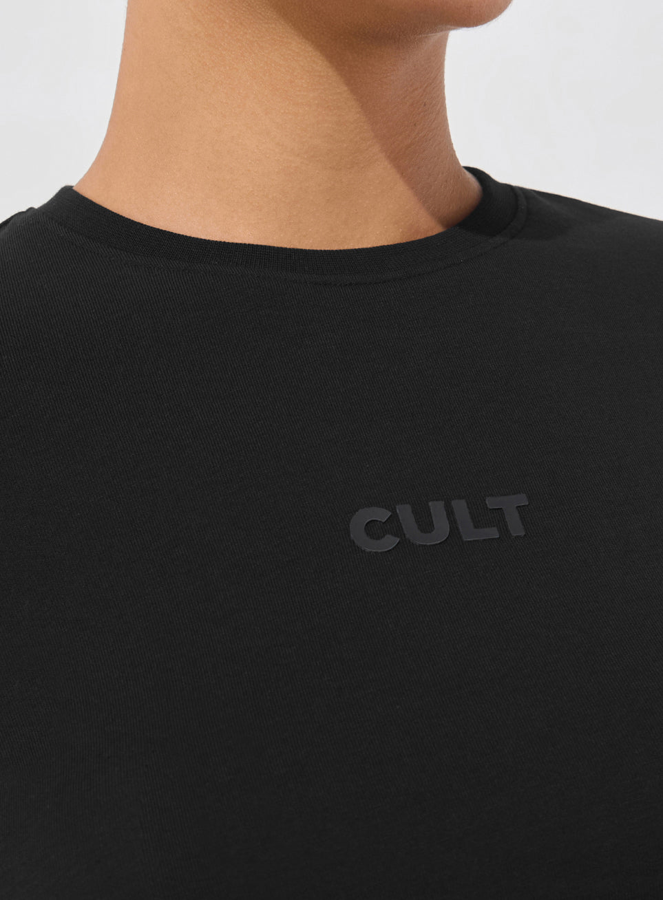 Women's Black Soft Form Snug T-shirt