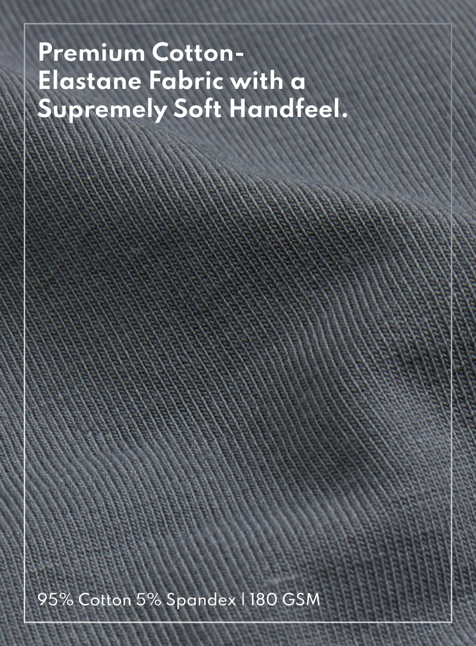 Women's Dark Grey Soft Form Snug T-shirt