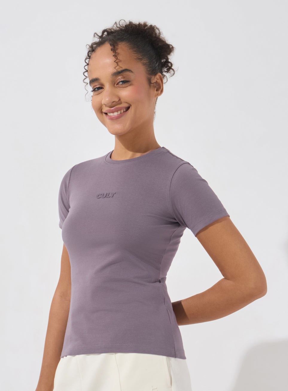 Women's Purple Soft Form Snug T-shirt