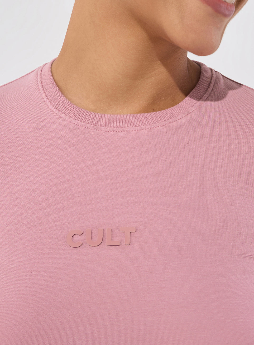 Women's Pink Soft Form Snug T-shirt