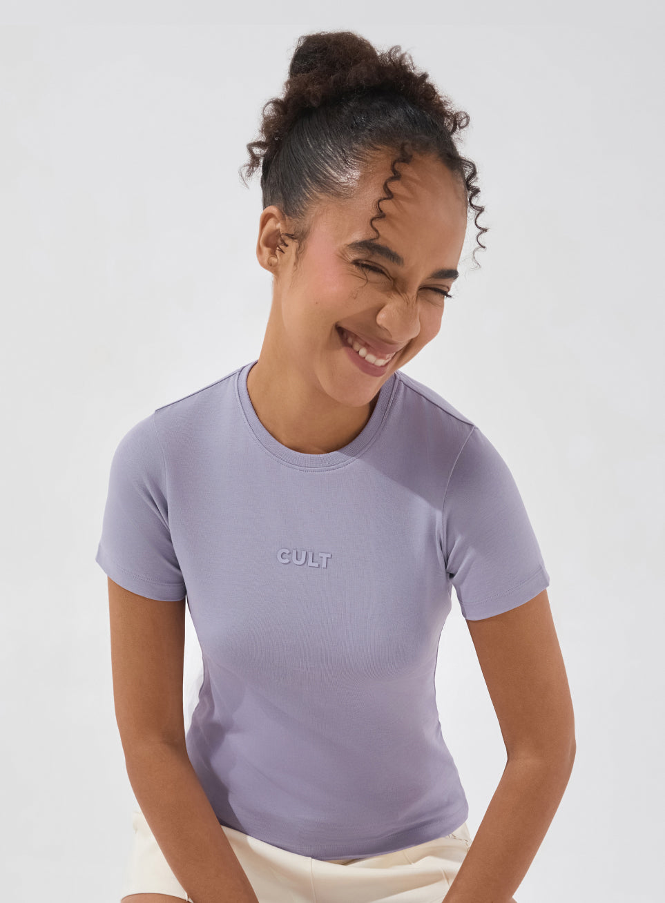 Women's Purple Soft Form Snug T-shirt