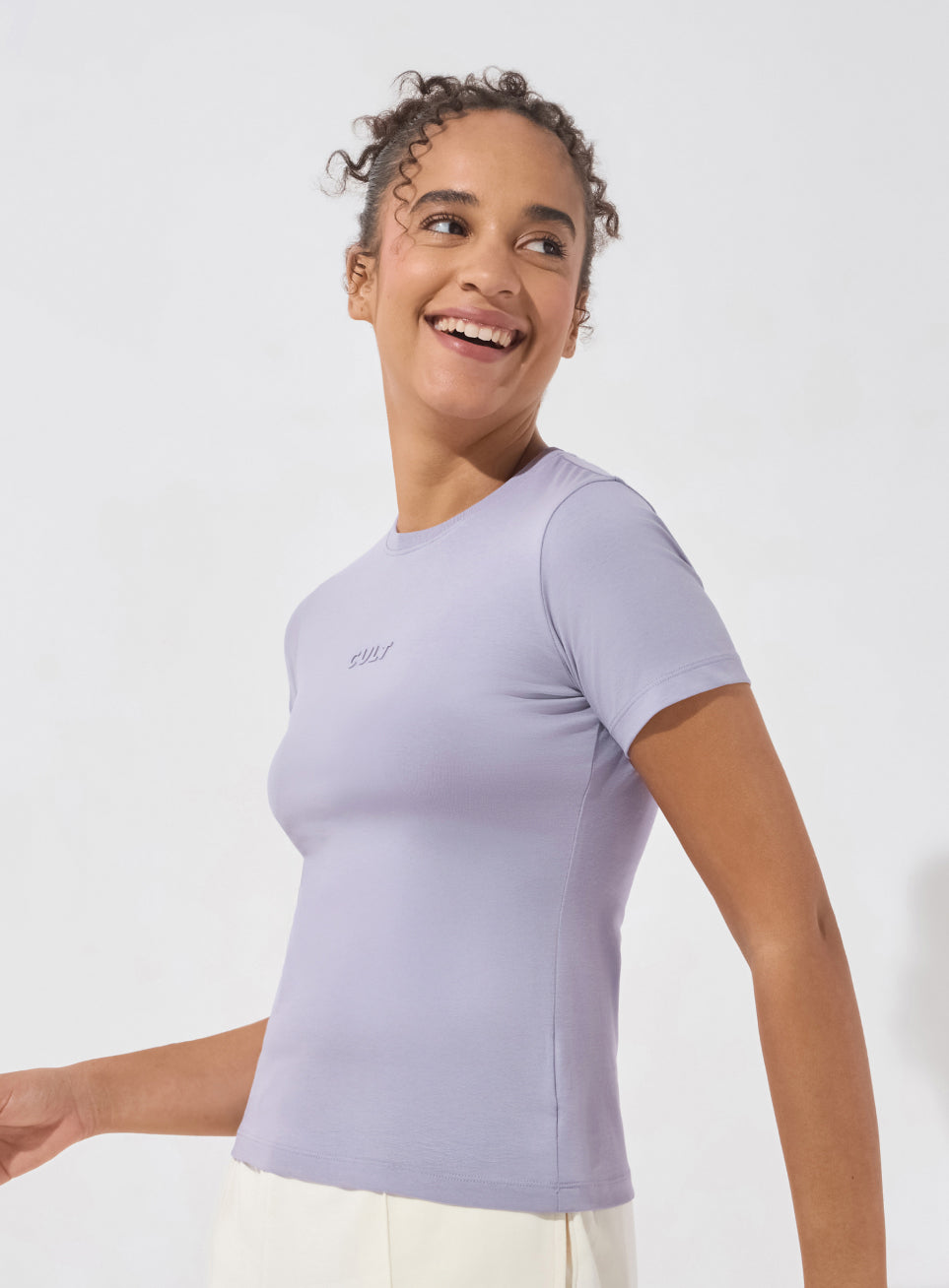 Women's Purple Soft Form Snug T-shirt