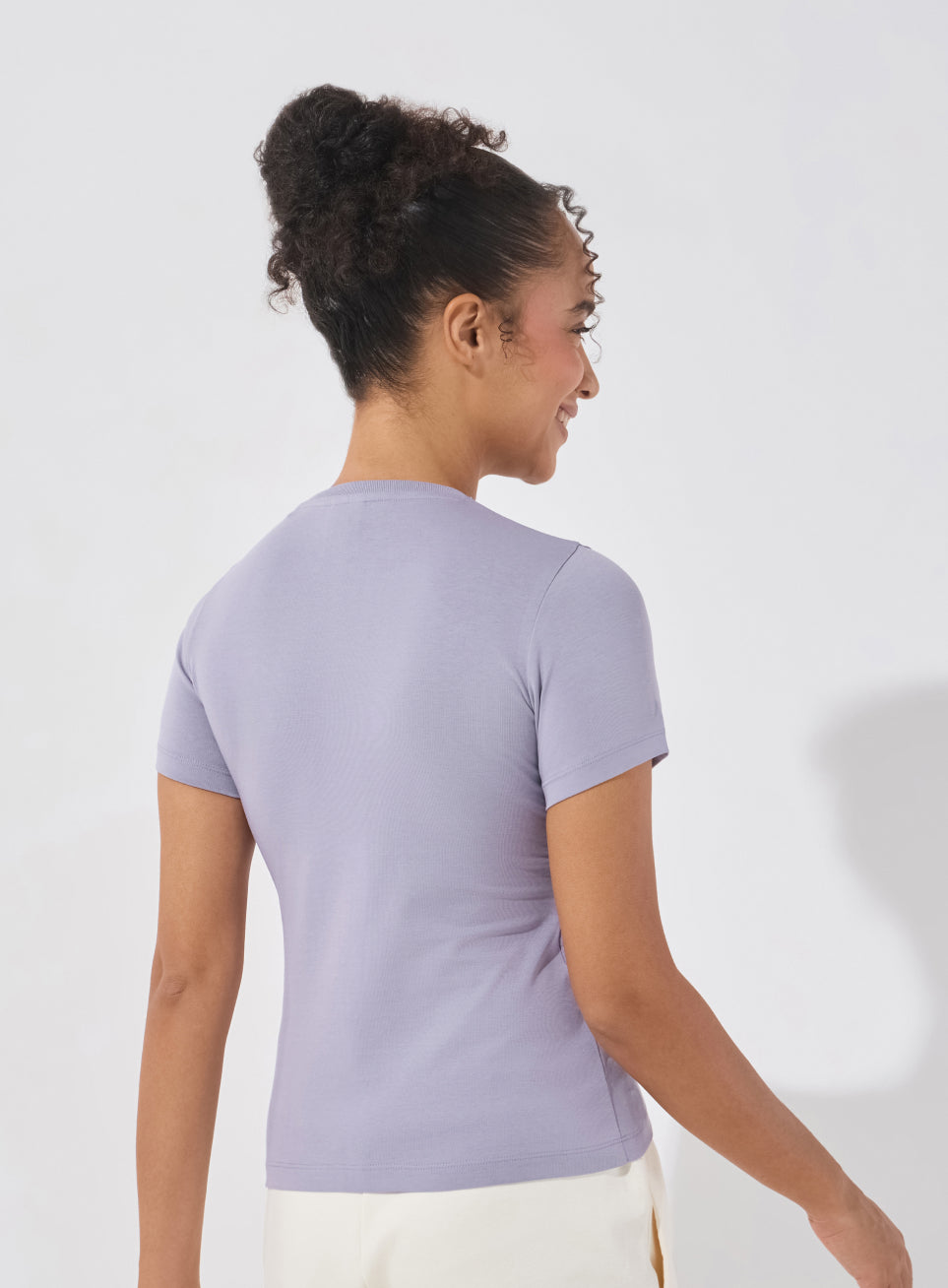 Women's Purple Soft Form Snug T-shirt