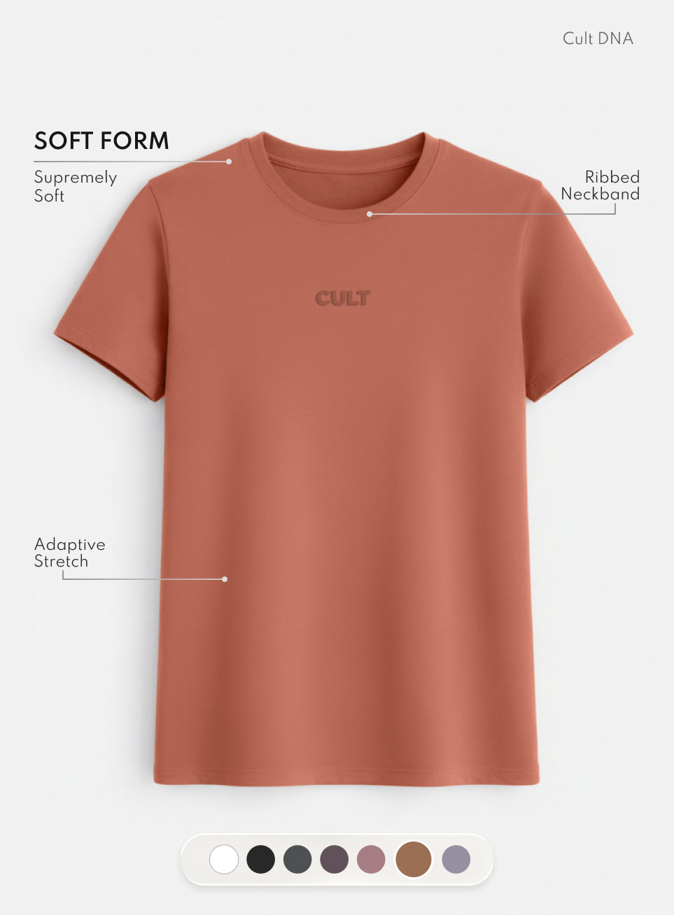 Women's Rust Soft Form Classic T-shirt