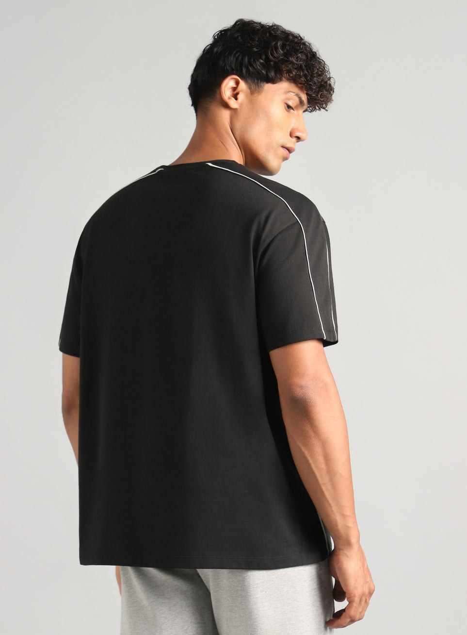Men's Black Cult Athletic Relaxed Fit T-shirt