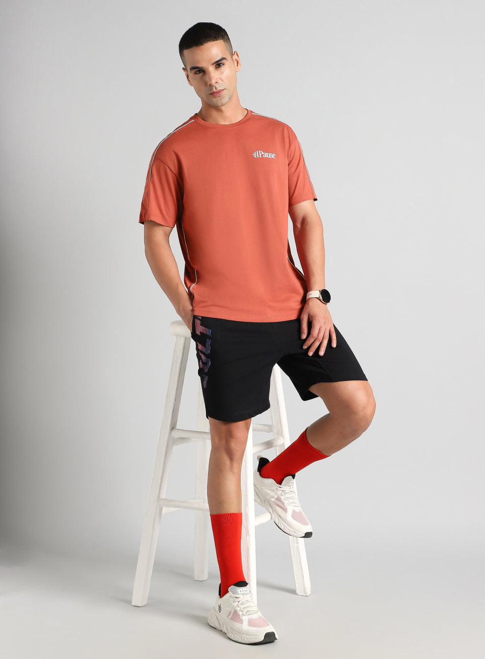 Men's Rust Cult Athletic Relaxed Fit T-shirt