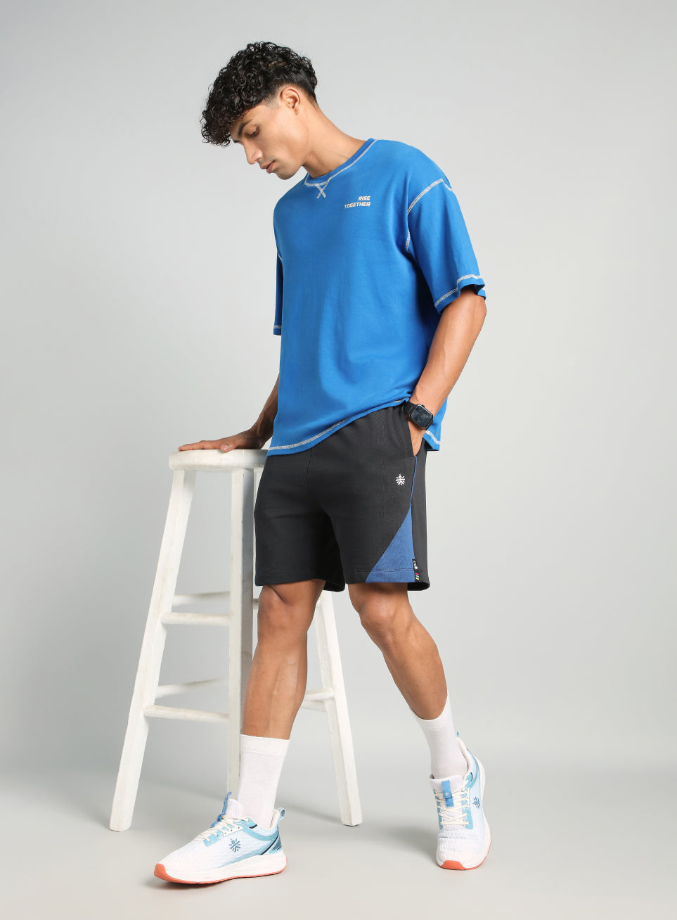 Men's Black Classic Sports Club Shorts