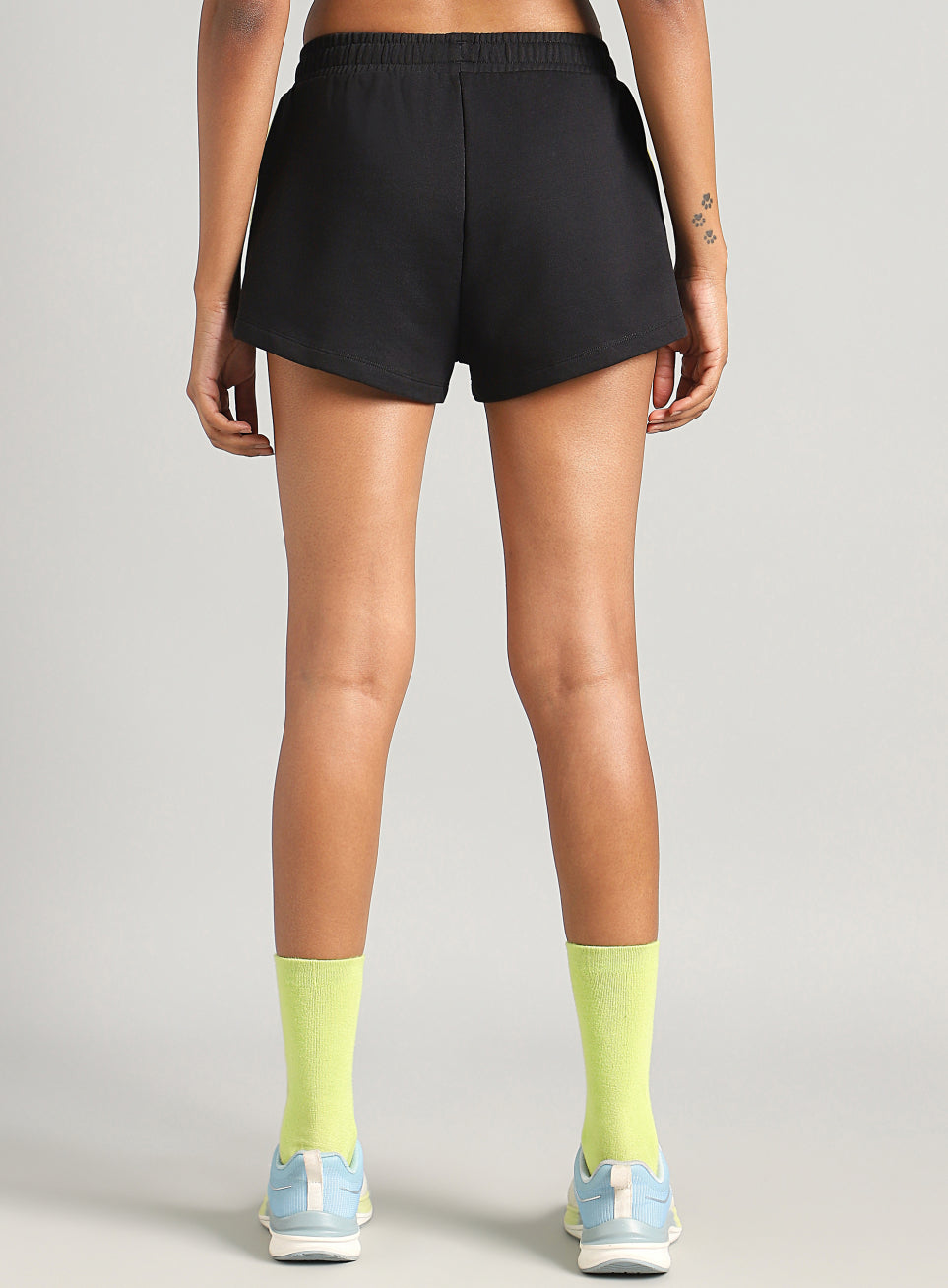 Women's Black Contrast Play Shorts
