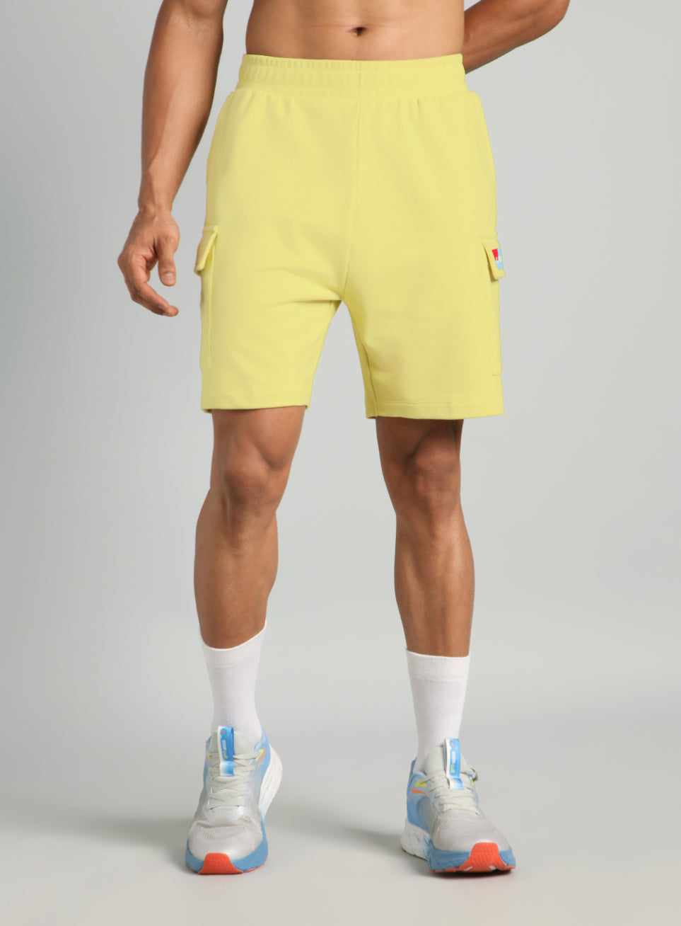Men's Yellow Utility Classic Shorts