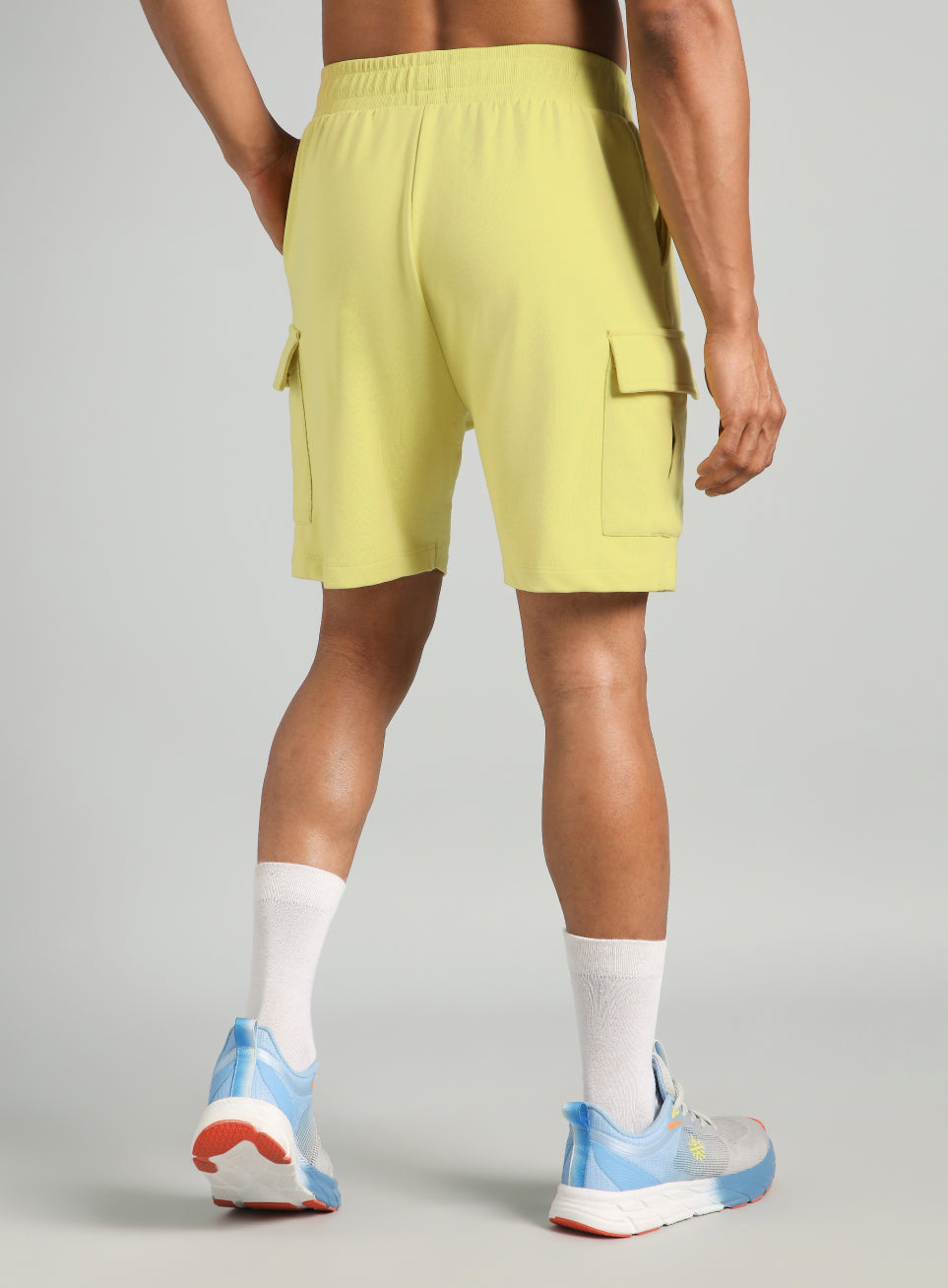Men's Yellow Utility Classic Shorts