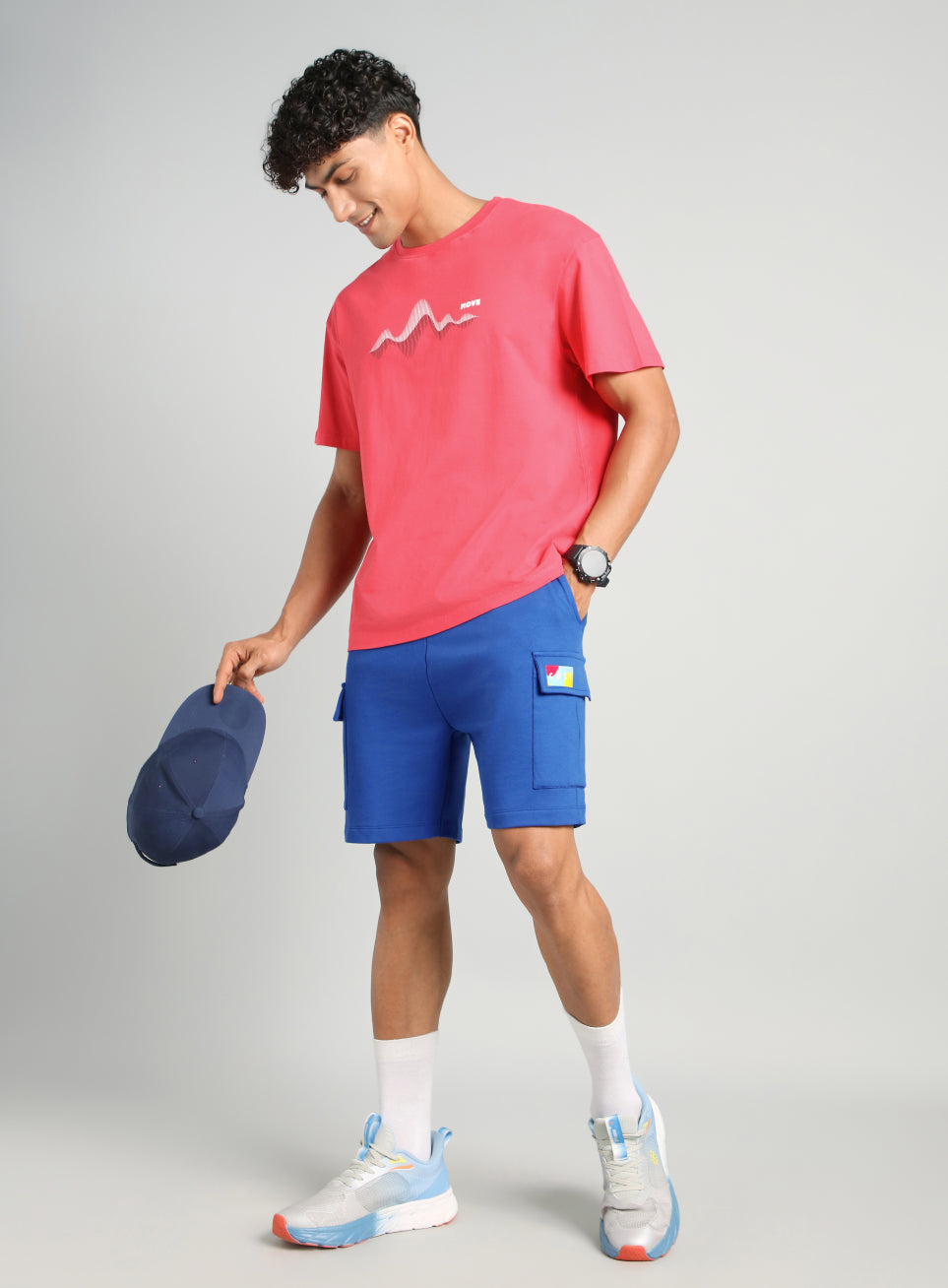 Men's Blue Utility Classic Shorts