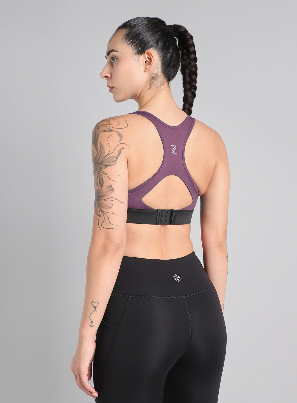 Women's Pink Run Forward High Support Bra