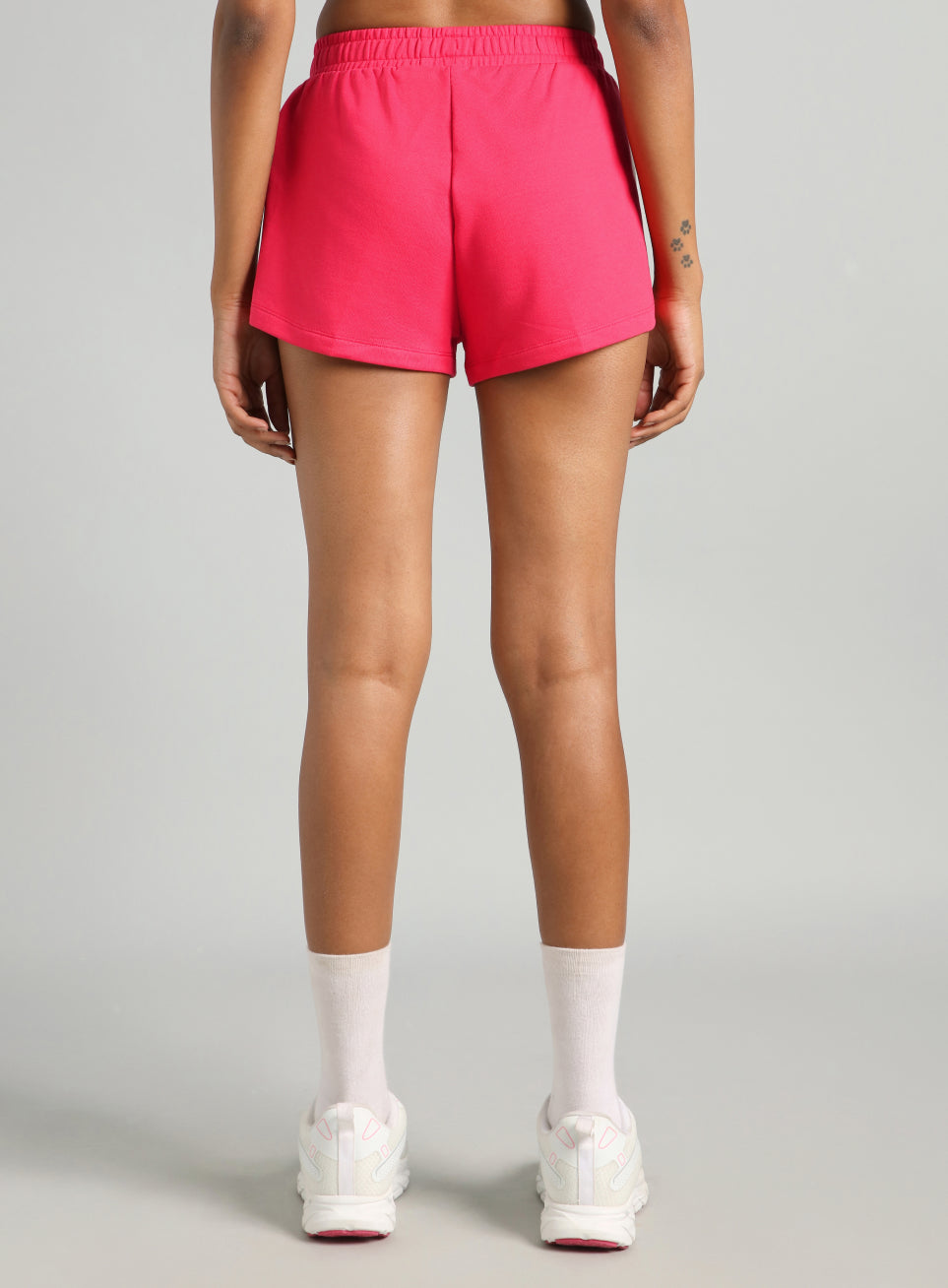 Women's Red Contrast Play Shorts