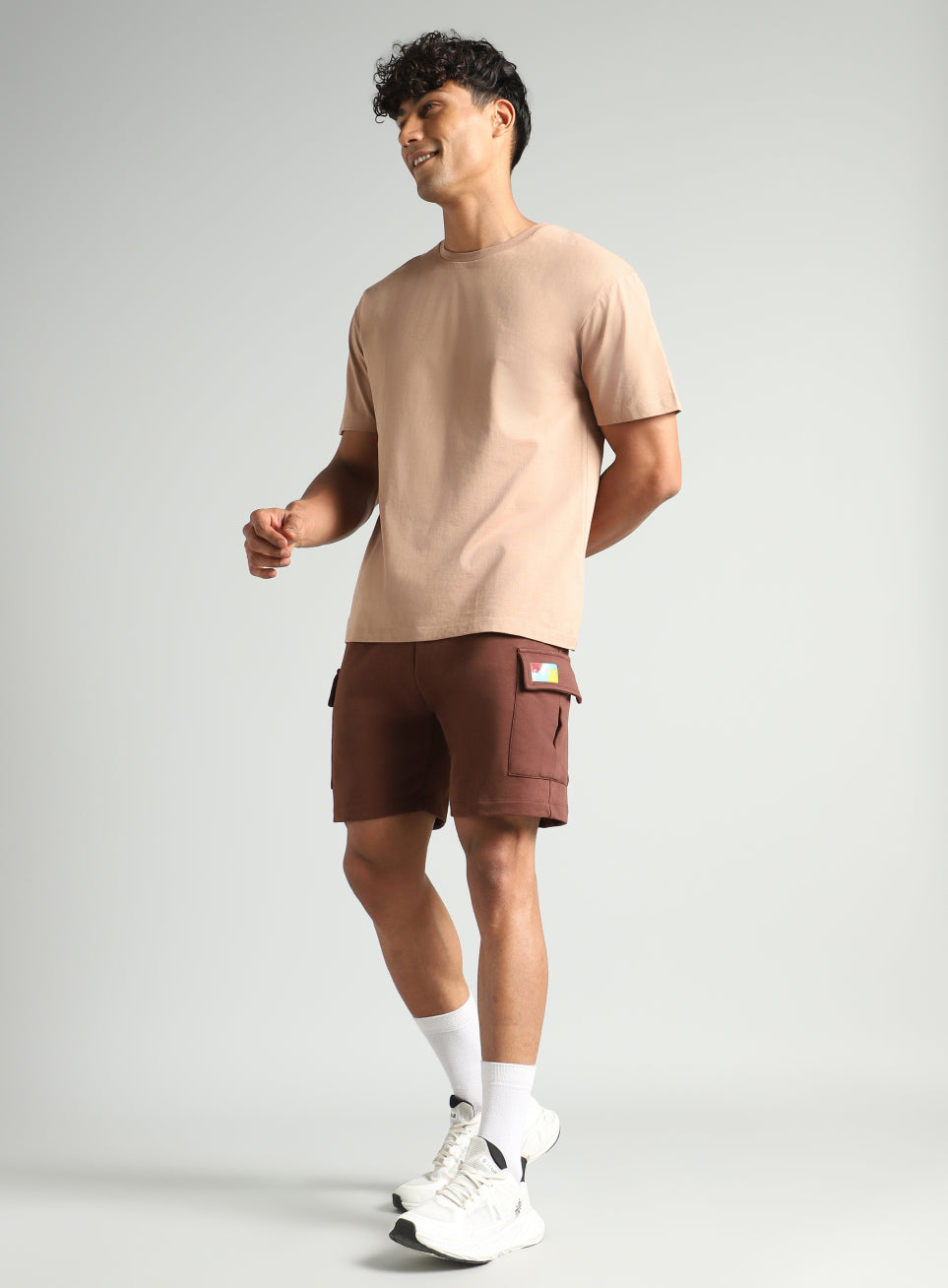 Men's Brown Utility Classic Shorts