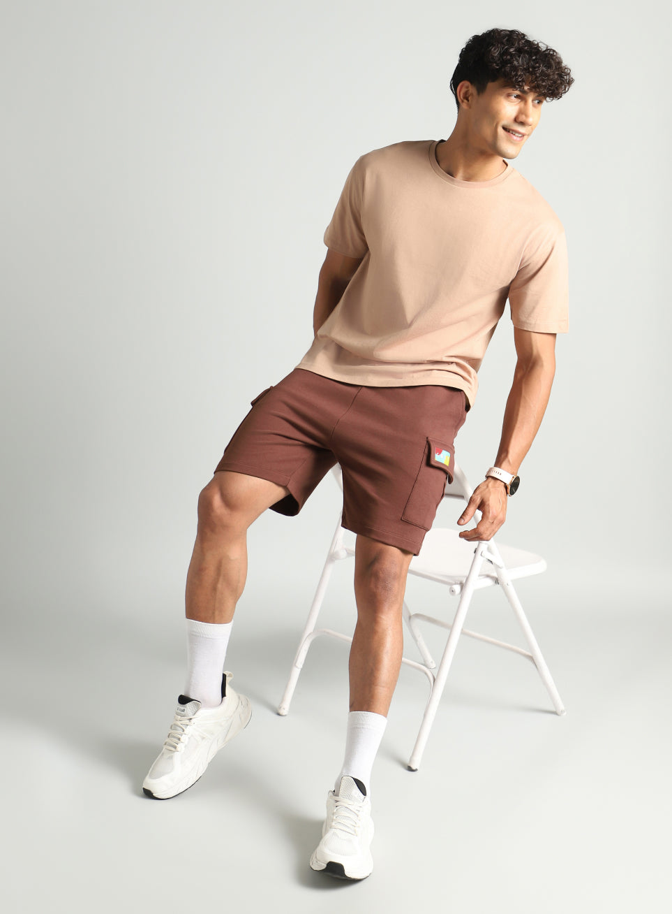 Men's Brown Utility Classic Shorts
