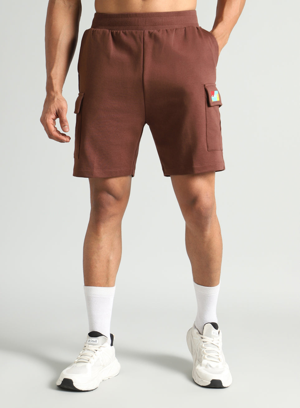 Men's Brown Utility Classic Shorts