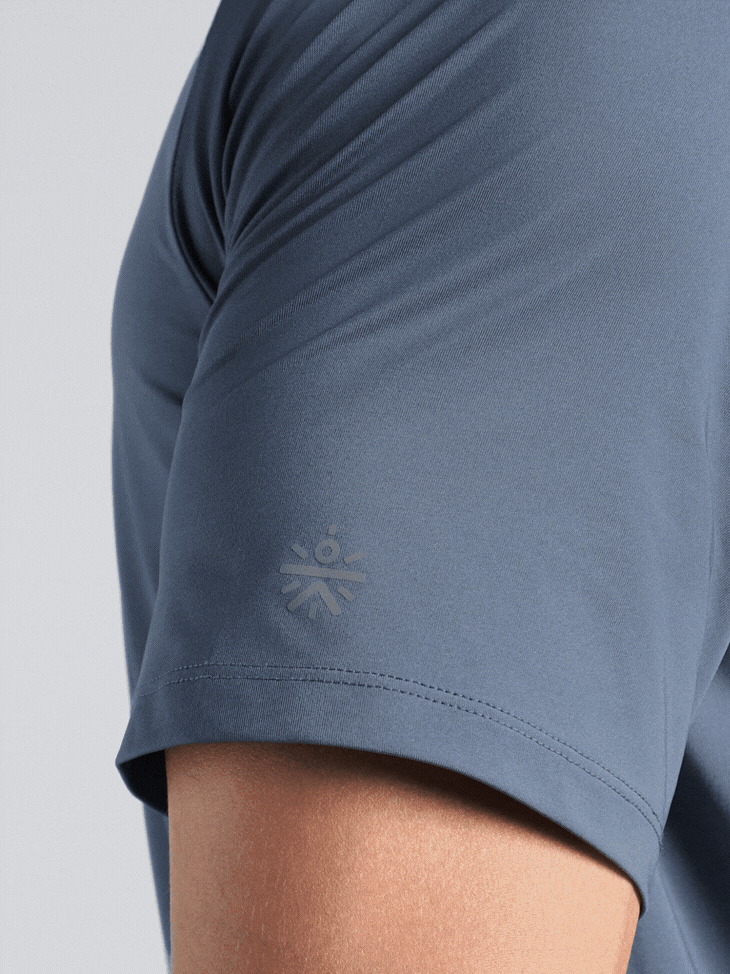 Men's Blue Pro Run Athlete T-shirt