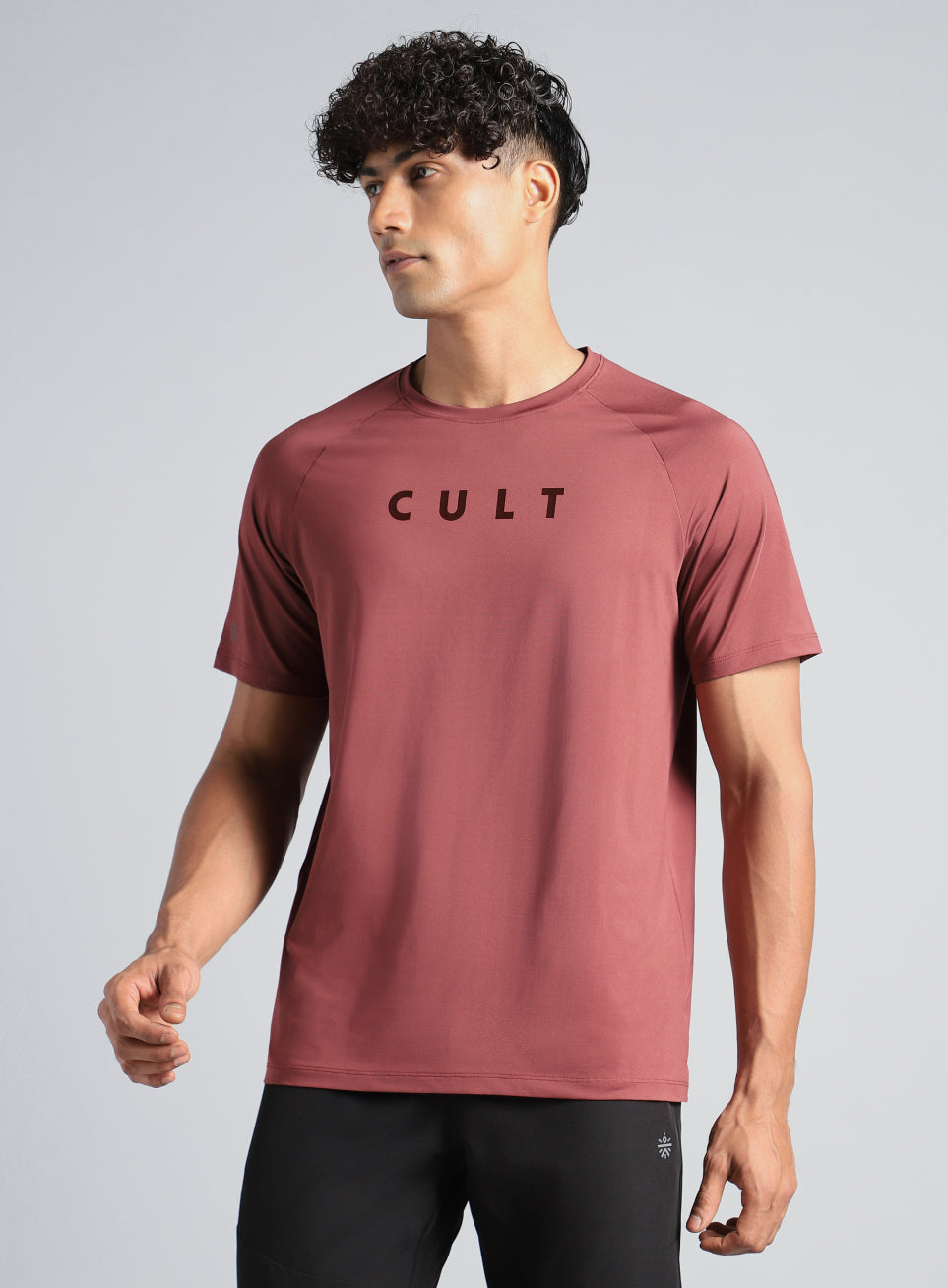 Men's Maroon Pro Run Athlete T-shirt