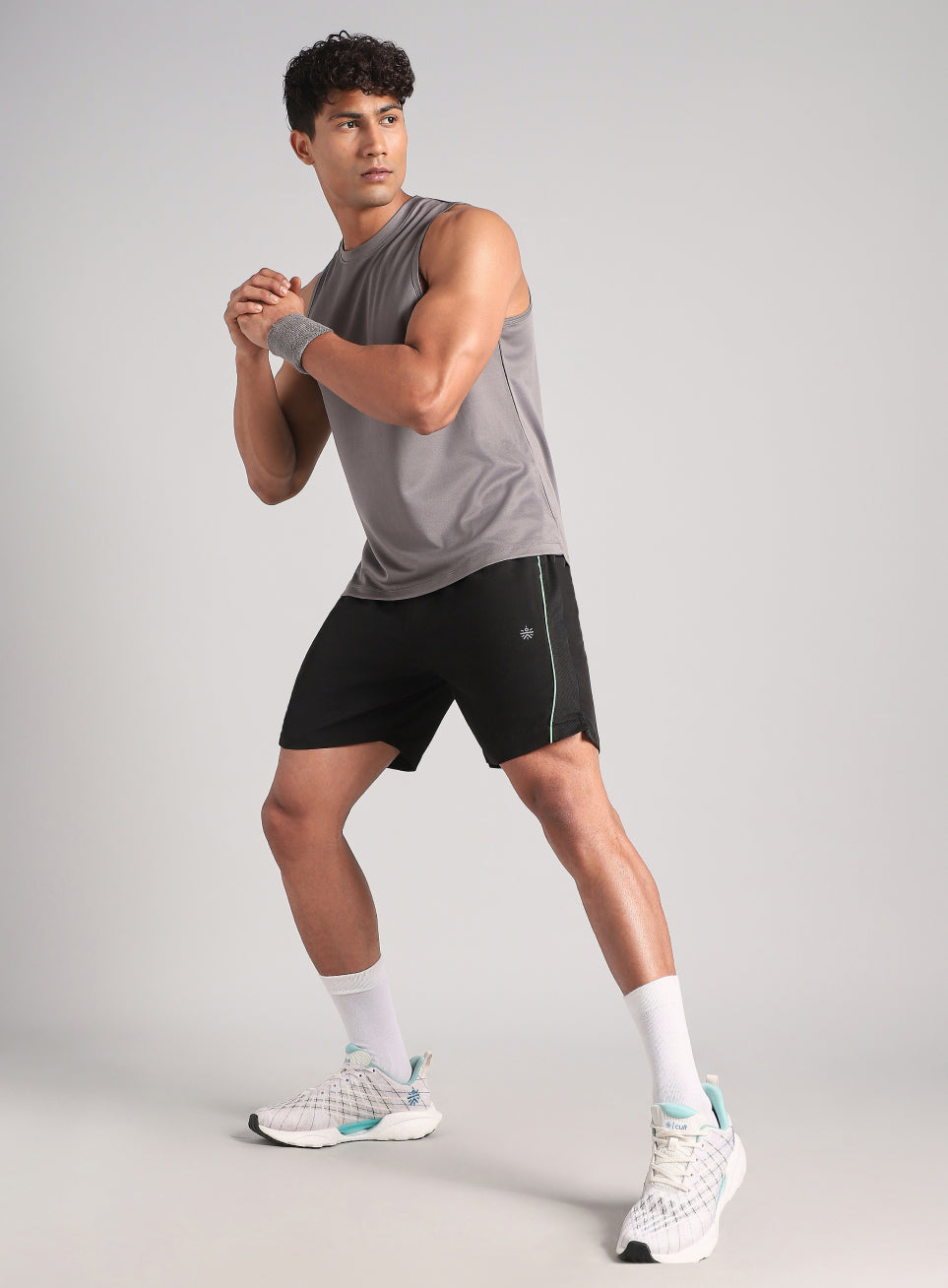 Men's Black Runner's Sprint Shorts