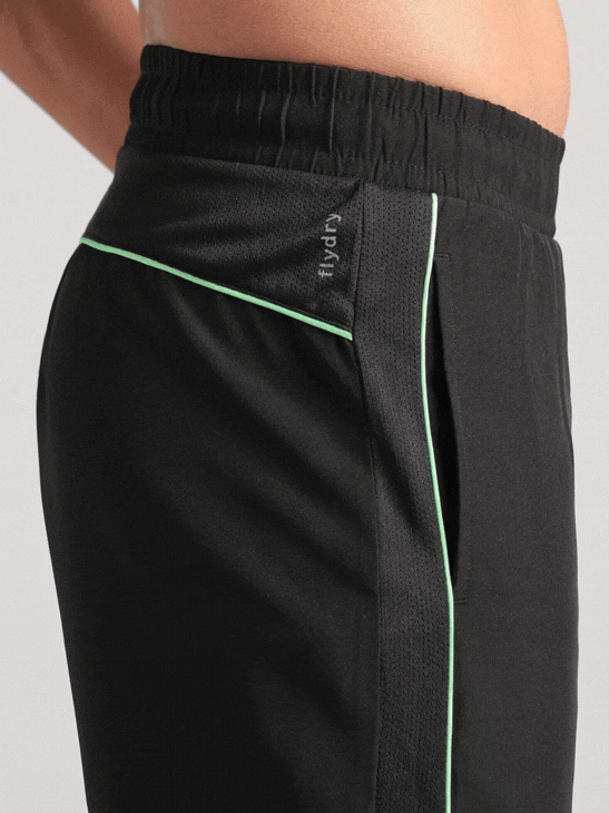 Men's Black Runner's Sprint Shorts