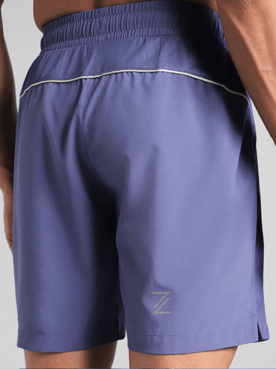 Men's Purple Runner's Sprint Shorts