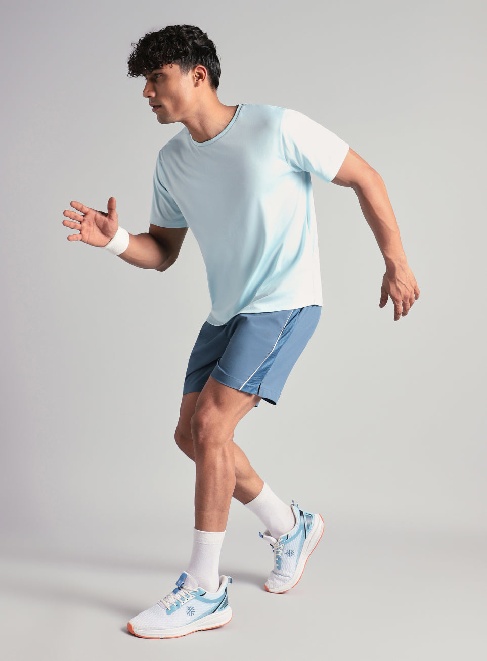 Men's Blue Runner's Sprint Shorts