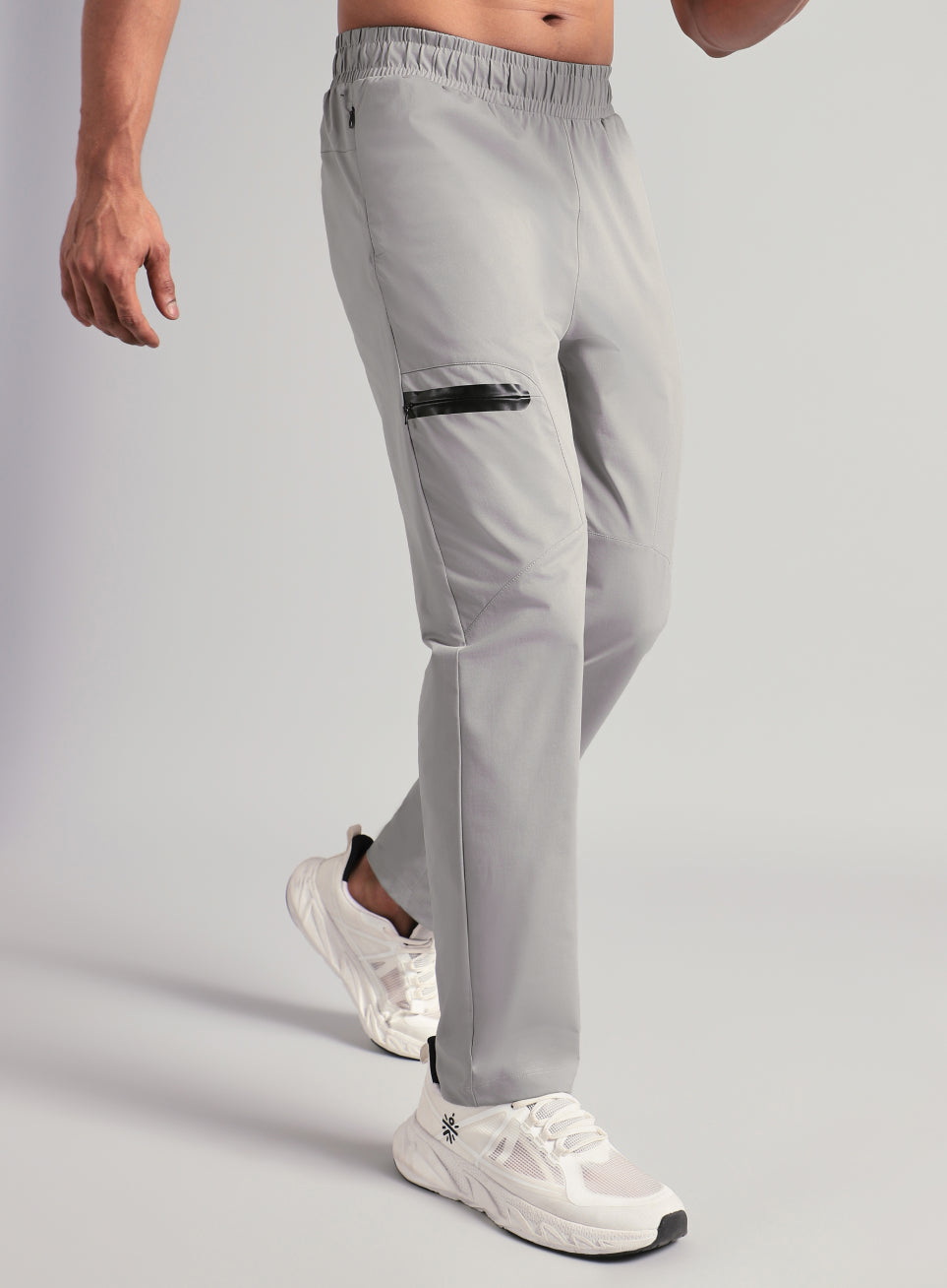 Men's Grey Runner's Flex Trackpants