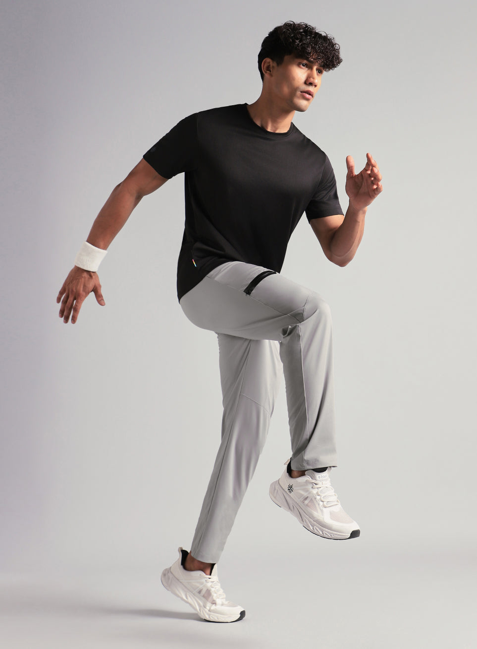 Men's Grey Runner's Flex Trackpants