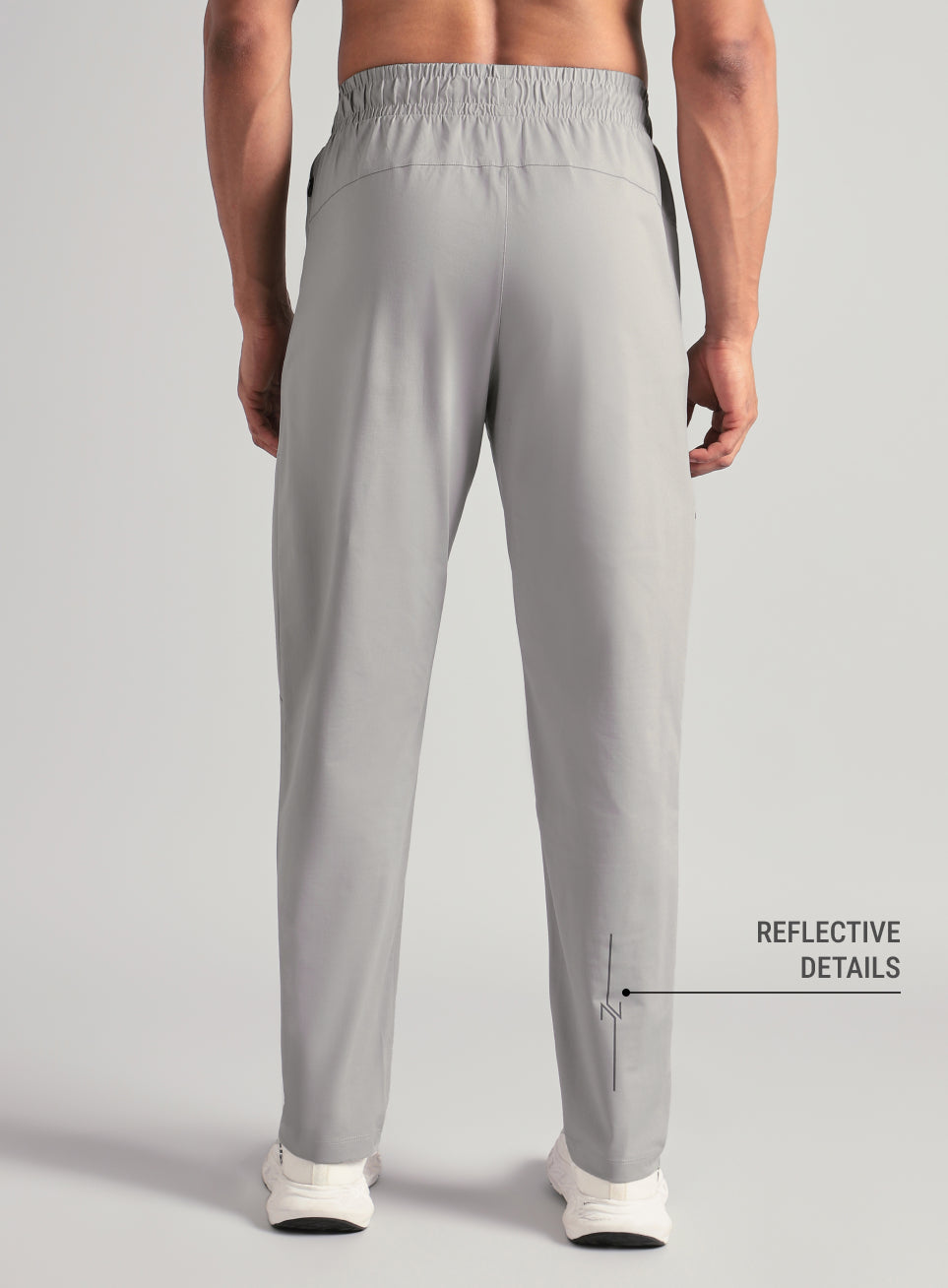 Men's Grey Runner's Flex Trackpants